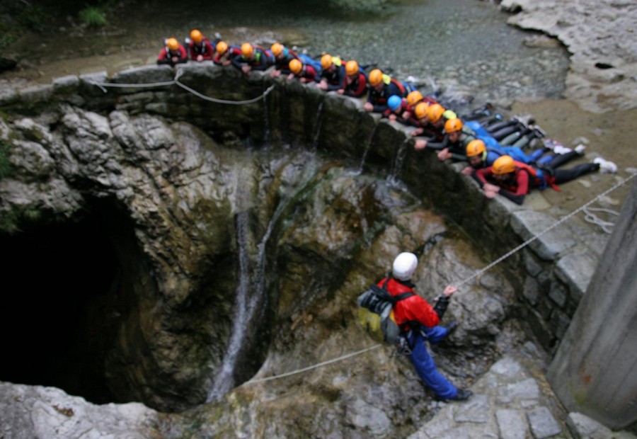 Canyoning in Ledro valley, Villaggio Azzurro Ledro