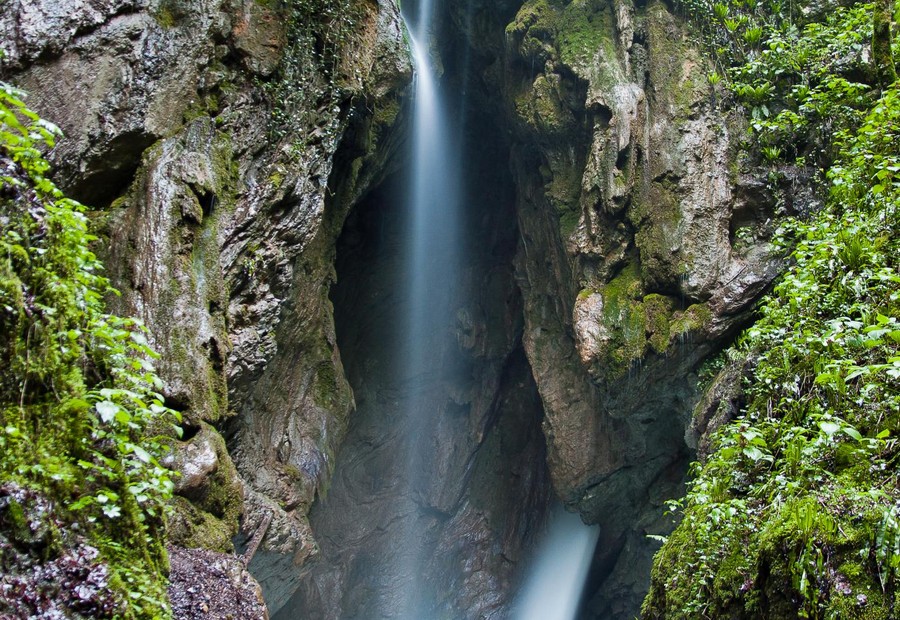 Waterfall of Gorg d'Abiss, Villaggio Azzurro Ledro