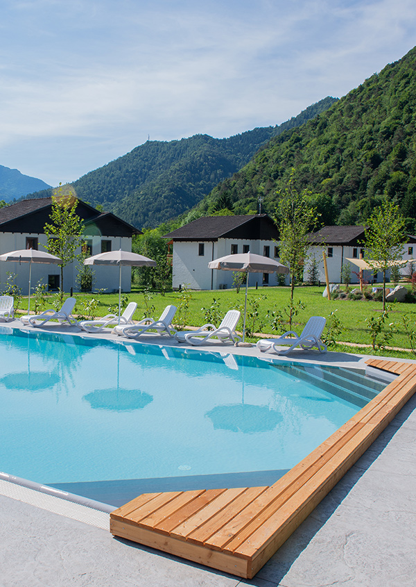Detached villas immersed in the Ledro Valley's natural beauty | Villaggio Azzurro