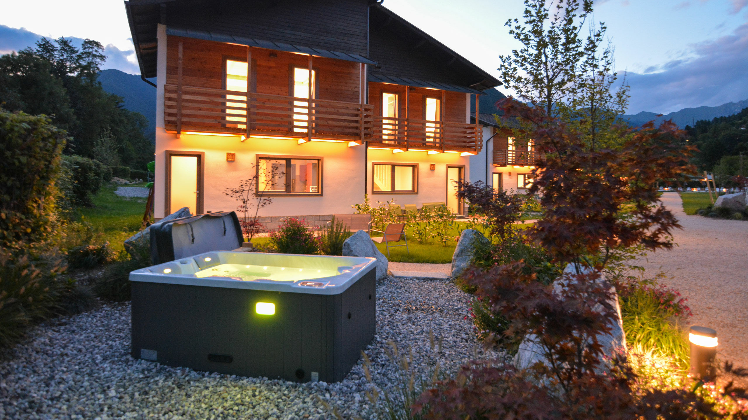 Villaggio Azzurro, villas and apartments in the heart of the Ledro Valley, on the cycle path and just minutes from Lake Ledro Camping Azzurro S.r.l. | Luxury Villa
