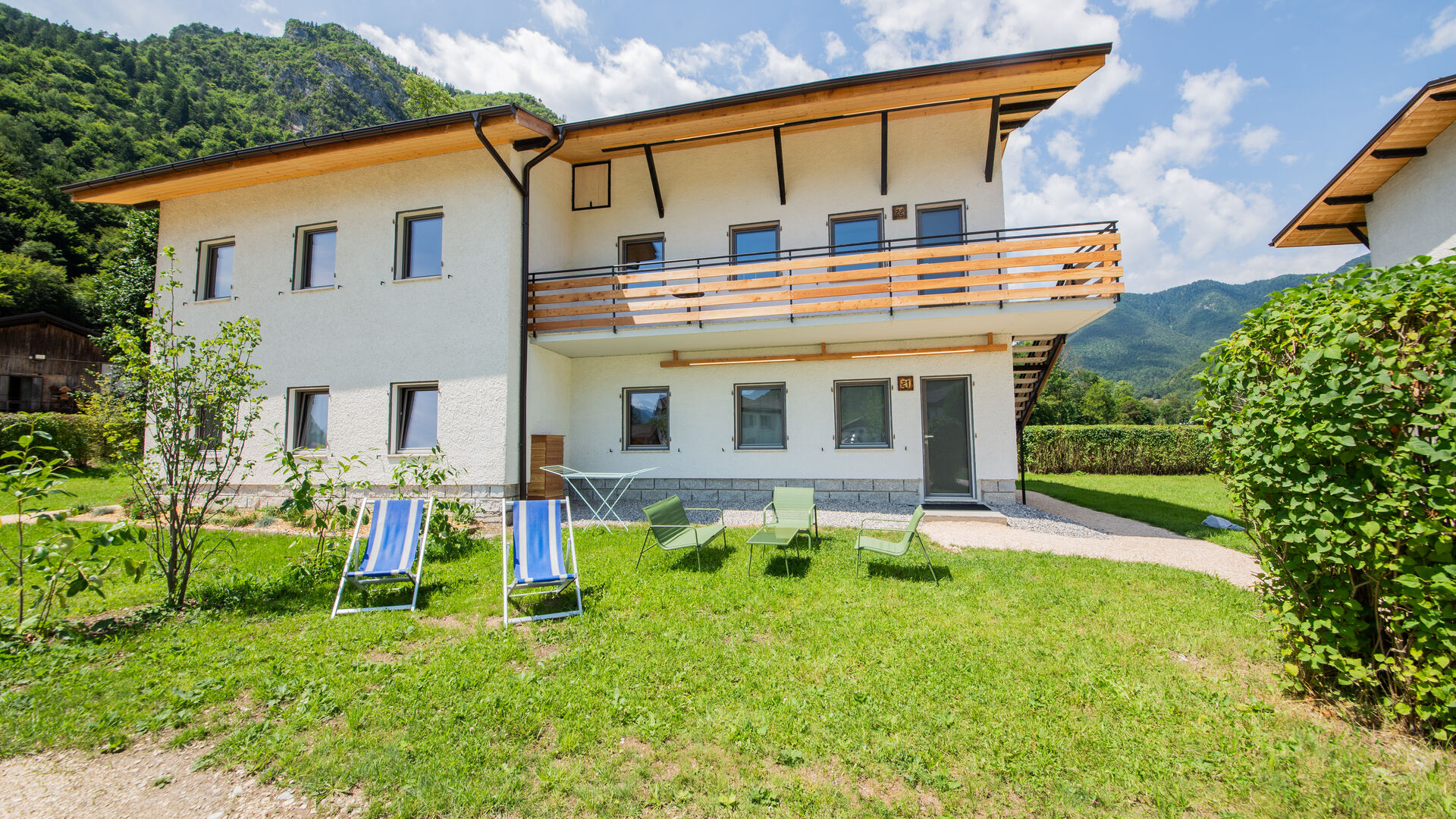 Family Villa - Family Apartments: three bedrooms and a garden or balcony. Ideal for family holidays in Val di Ledro.